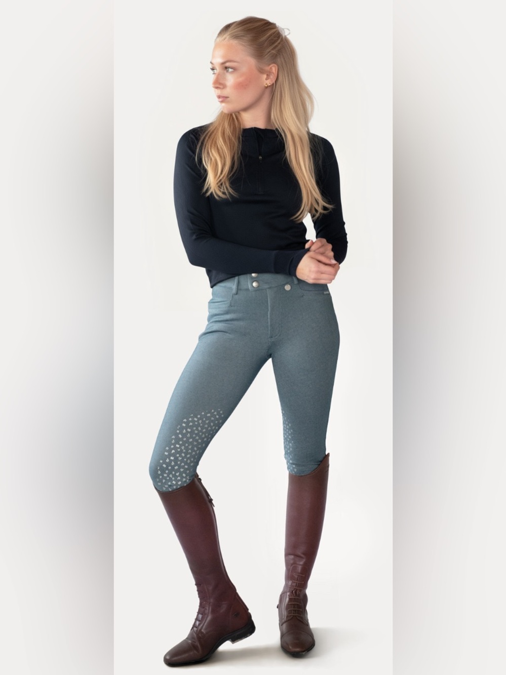 Nellie Breeches Bling, Arctic Sz L NWT